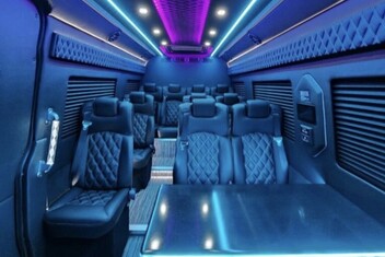 Baton Rouge Sprinter Bus Interior