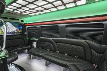 Baton Rouge Sprinter Party Bus Interior