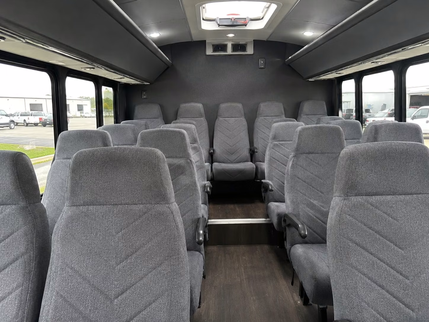 15 passenger minibus inside