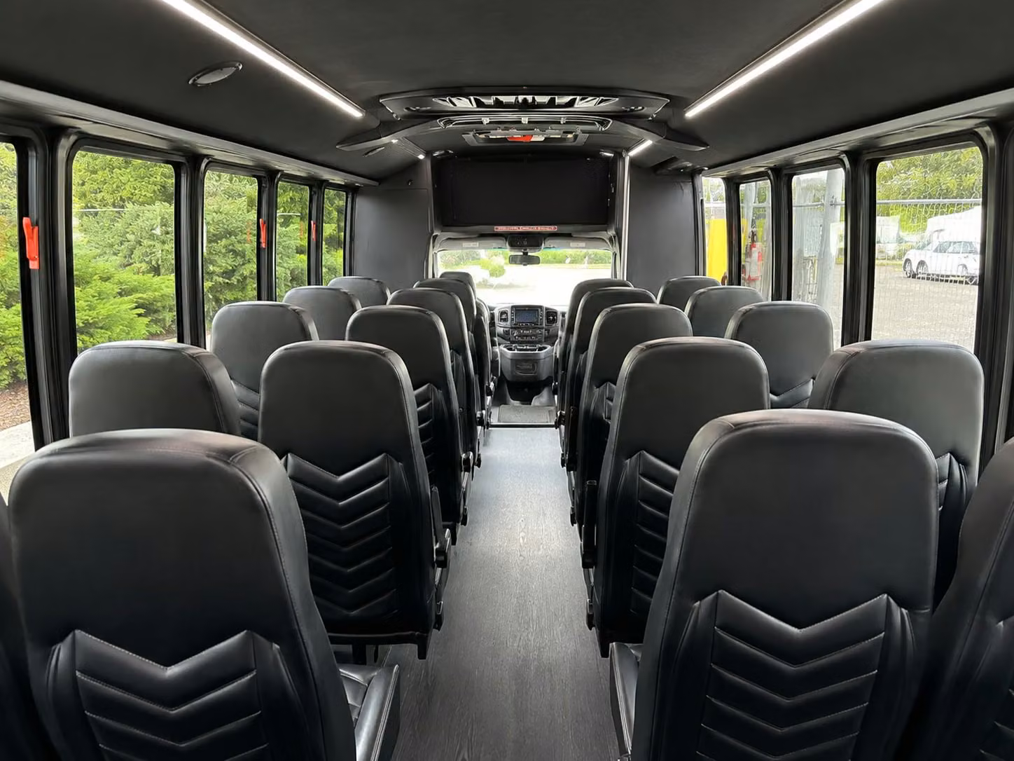 18 passenger minibus inside