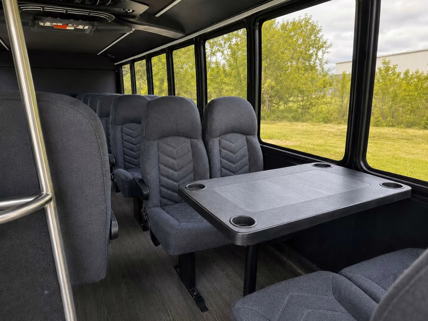 18 passenger minibus interior