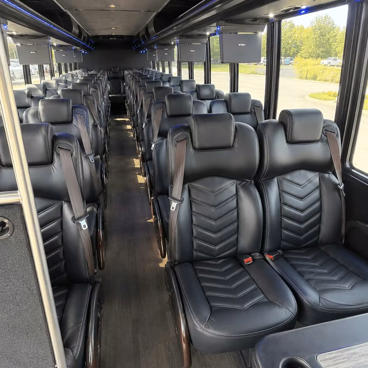 35 passenger minibus inside