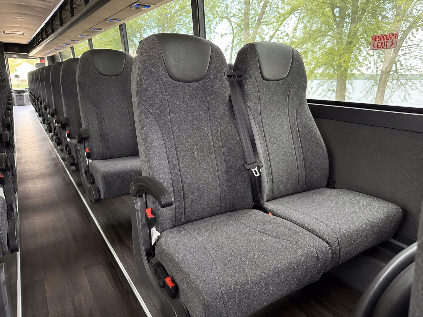 baton rouge charter bus rental inside