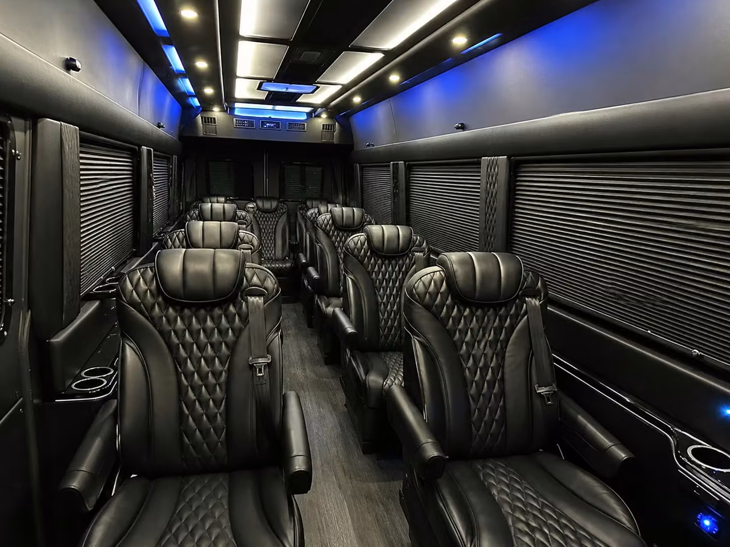 sprinter van with driver inside